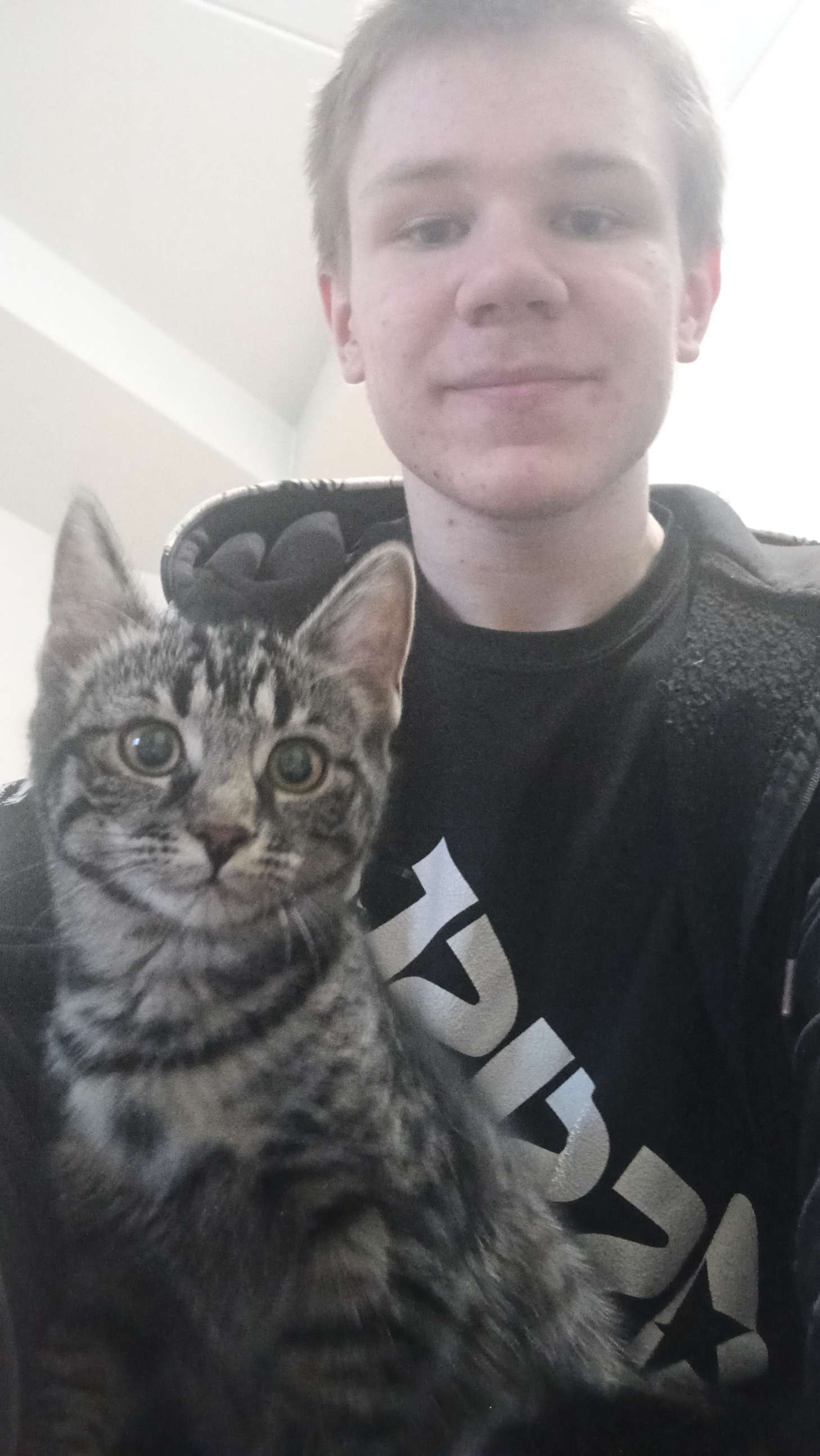 Image of Jonathan & his cat